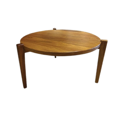 Antarc Kongoni Coffee Table – Solid Mahogany – Round Top