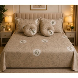 My Sleep Cove Sphere – Taupe Ditsy Heart (8.5ft x 7.5ft)