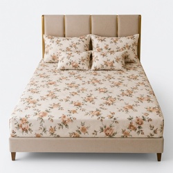 My Sleep Cove Florence – Brown Floral Trail (6.6ft x 5.9ft)