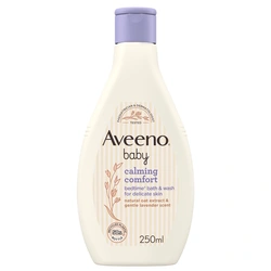 Aveeno Baby Calming Comfort Bedtime Bath & Wash for Delicate Skin – 250ml