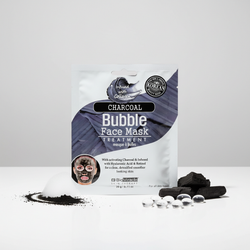 BioMiracle Charcoal Bubble Face Mask Treatment Infused With Collagen