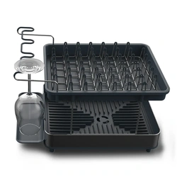 Joseph Joseph Excel Steel 2-Tier Dish Rack – Grey – 851647