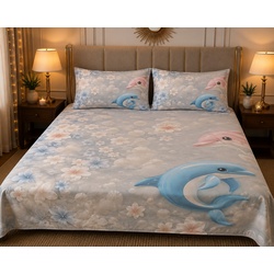 My Sleep Cove 7D – Blue Dolphin Print