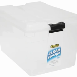 Adis Clear Storage Box 56L – Clear