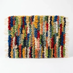 Weave-it Tufted Wool Door Mat – 20x28 In – Multicolour Fleck