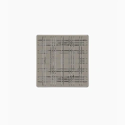 Square Smoked Plate 28Cm