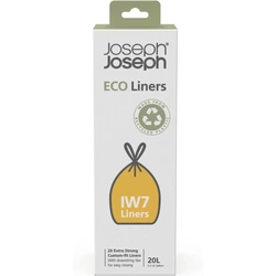 Joseph Joseph IW7 20L Eco Bin Liners – 20pcs – Grey – 30135