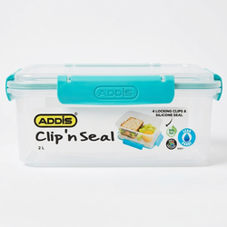Adis Clip n Seal Rectangular Lunch Box 2L