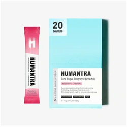 Humantra Zero Sugar Electrolyte Drink Mix – Raspberry Lemonade – 20 Sachets