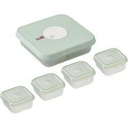 Joseph Joseph Dial Storage 5pc Baby Food Container Set – Stage 2