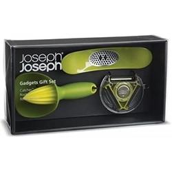 Joseph Joseph Gift Set – Garlic Rocker, Rotary Peeler & Citrus Reamer – 98156