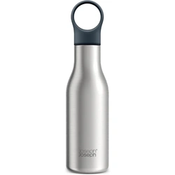 Joseph Joseph Loop Water Bottle – 500ml – Steel/Grey – 81121