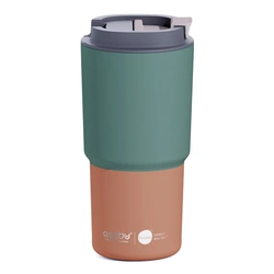 Asobu BF62PP – Insulated Tumbler – Green/Orange
