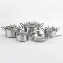 Shokki Triply Cookware Set – 9-Piece