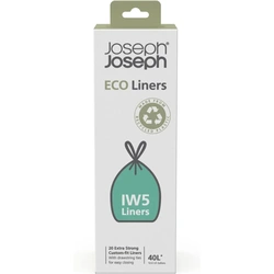 Joseph Joseph IW5 40L Eco Liners – 20pcs – Grey – 30133
