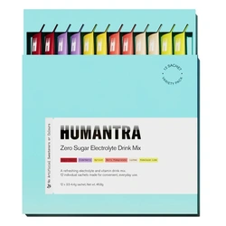 Humantra Zero Sugar Electrolyte Drink Mix – Variety Pack – 12 Sachets
