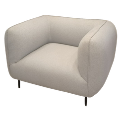 Antarc Urban Oasis Single Seater – Off-White – Metal Legs