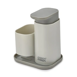 Joseph Joseph Duo Soap Pump with Sponge Holder 80072 – 240 ml – Grey