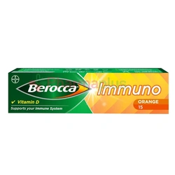 Berocca Immuno Effervescent Tablets – 15's – Orange
