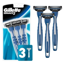 Gillette Mach 3 Disposable Razors – 3's
