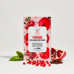 BioMiracle Firming Collagen Face Mask - Pomegranate & Caffeine