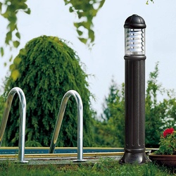 Fumagalli Sauro Bollard Light - E27 LED Compatible - Black (Made in Italy)