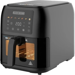 BLACK+DECKER Air Fryer Digital - 8L, Black
