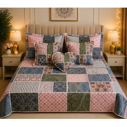 My Sleep Cove Heart – Multicolour Patchwork Heart (7.5ft x 8.2ft)