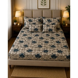 My Sleep Cove Florence – Navy Mosaic Floral (8.9ft x 7.5ft)