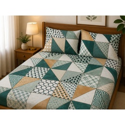 My Sleep Cove Caspian – Teal Gold Patchwork