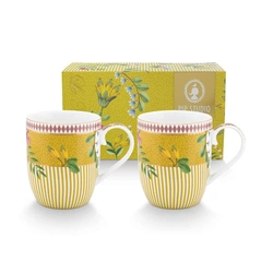 Pip Studio Set/2 Mugs Small La Majorelle Yellow 145ml