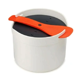 Joseph Joseph M-Cuisine Microwave Rice & Grain Cooker – Stone/Orange – 45002