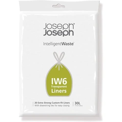 Joseph Joseph IW6 30L Custom-Fit Liners – 20pcs – Grey – 30058