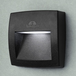 Fumagalli Lorenza 150 Wall Light - R7s LED Compatible - Black (Made in Italy)