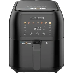BLACK+DECKER Digital Airfryer 8L - Black