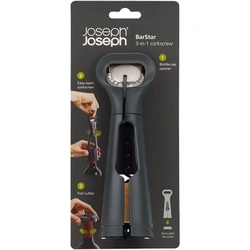 Joseph Joseph BarStar 3-in-1 Corkscrew – Grey – 20173