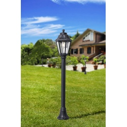 Fumagalli Anna Mizar Classic Design Lamp Post - E27 LED compatible - Black (Made in Italy)