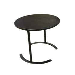 Antarc Zen Round Coffee Table – Dark Mahogany – 60 cm Dia