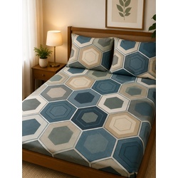 My Sleep Cove Caspian – Blue Hexagon Mosaic