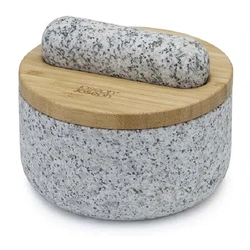 Joseph Joseph Dash Pestle & Mortar with Bamboo Lid – 20176