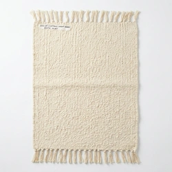 Weave-it Cotton-Mop Yarn Bath Mat – 20x28 In – Cream
