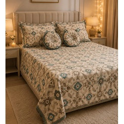 My Sleep Cove Sphere – Teal Cream Medallion