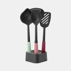 Brabantia Tasty+ Kitchen Utensils Set +stand – Mixed