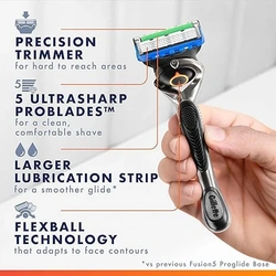 Gillette Fusion ProGlide Razor With FlexBall Technology – 1's