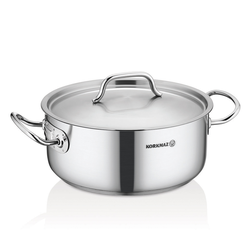 Korkmaz A2742 Proline Gastro Low Casserole 36x17 (Satin) - 17 Ltr