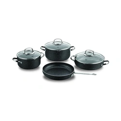 Korkmaz Galaski Cookware Set – 7-Piece – Aluminium