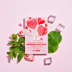 BioMiracle Cooling & Refreshing Peppermint Face Mask With Cooling Mint + Cica