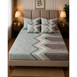 My Sleep Cove Florence – Teal Chevron Zigzag (9.2ft x 8.2ft)