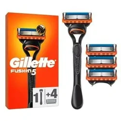 Gillette Fusion 5 Manual Razor With 4 Blades