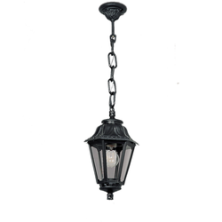 Fumagalli Anna Sichem Classic Design Wall Lantern - E27 LED compatible - Black (Made in Italy)